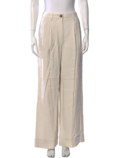Pre-owned A.l.c Wide Leg Pants W/ Tags In Neutrals