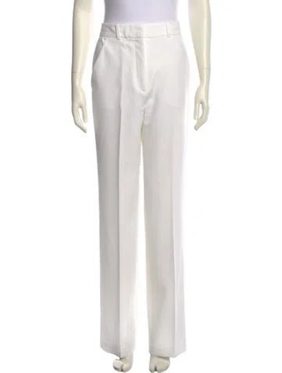 Pre-owned A.l.c Wide Leg Pants In White