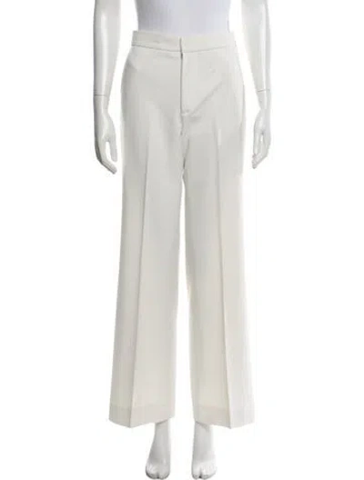 Pre-owned A.l.c Wide Leg Pants In White