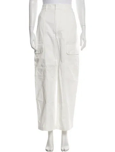 Pre-owned A.l.c Wide Leg Pants In White