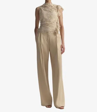 A.l.c Winston High-rise Pant In Crema Dolce In Nude