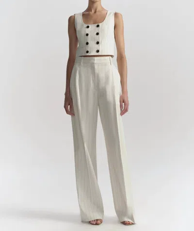 A.l.c Winston Pant In Pearl/brown In Neutral
