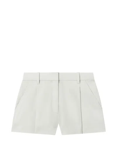 A.l.c Winston Linen Shorts In White