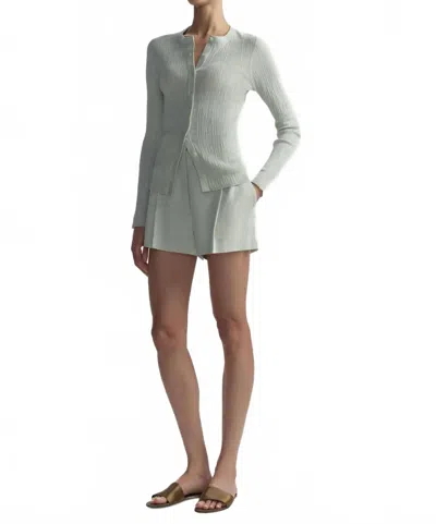 A.l.c A. L.c. Winston Linen-blend Short In Gray