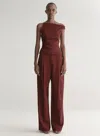 A.l.c Winston Pant In Brown