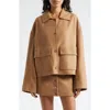 A.l.c . Winston Wool Blend Jacket In Camel