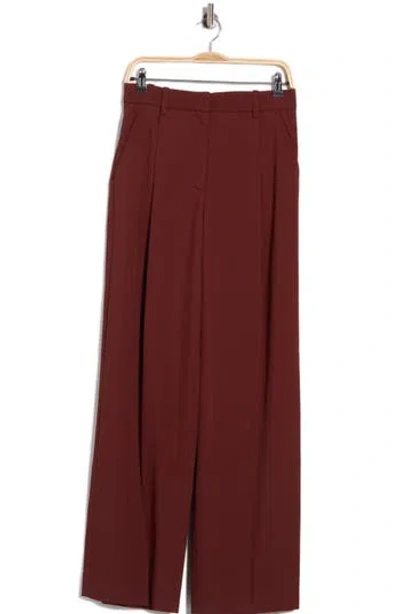 A.l.c . Winston Wool Blend Pants In Rust