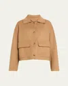 A.l.c . Winston Wool Blend Jacket In Camel