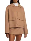 A.l.c . Winston Wool Blend Jacket In Multi