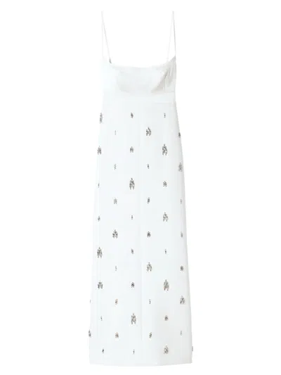 A.L.C WOMEN'S ALANA CRYSTAL-EMBELLISHED MIDI-DRESS