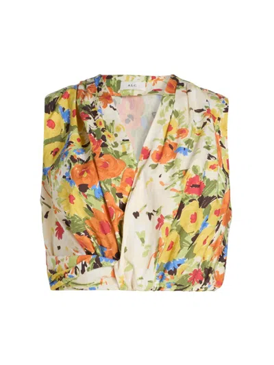A.l.c . Brooklyn Cotton Top In Multi
