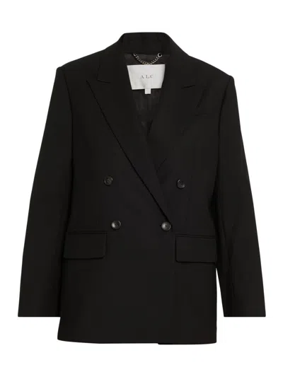 A.l.c Women's Calla Oversized Double-breasted Blazer In Black