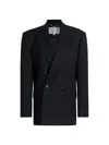 A.l.c Women's Calla Oversized Double-breasted Blazer In Black