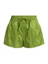 A.l.c A. L.c. Camden Drawstring Waist Shorts In Green