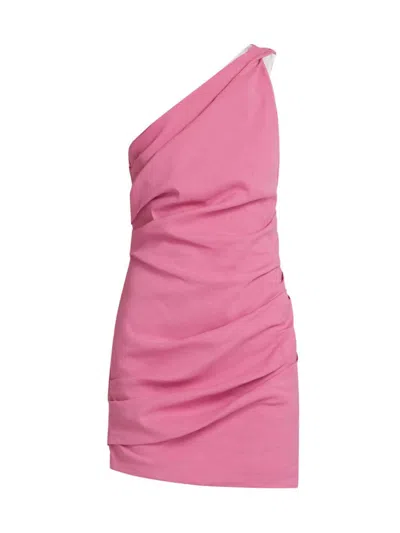 A.l.c Women's Carina Gathered One-shoulder Minidress In Pink
