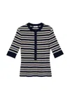 A.l.c Fisher Striped Button Top In Multi