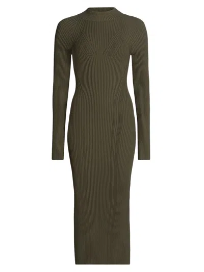 A.l.c Women's Halle Knit Midi-dress In Green
