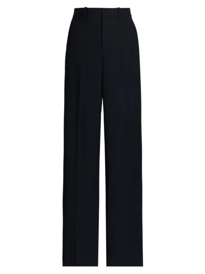 A.l.c Women's Hirsh Wool Straight-leg Pants In Blue