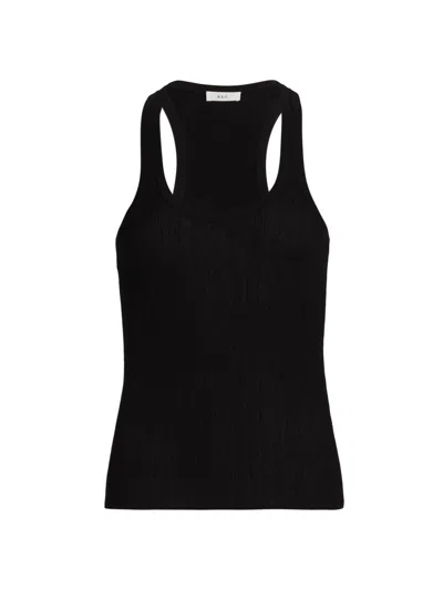 A.l.c Women's Iris Rib-knit Tank In Black