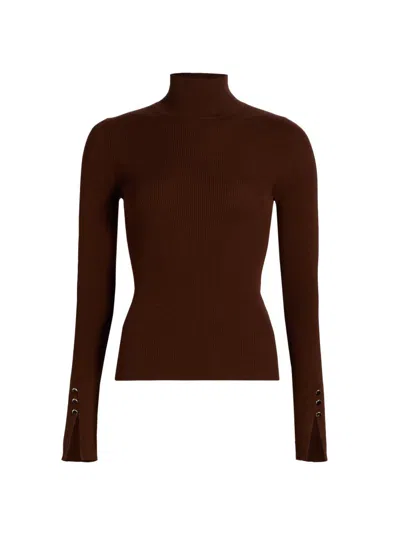 A.l.c Women's Jett Wool Turtleneck Top In Burgundy
