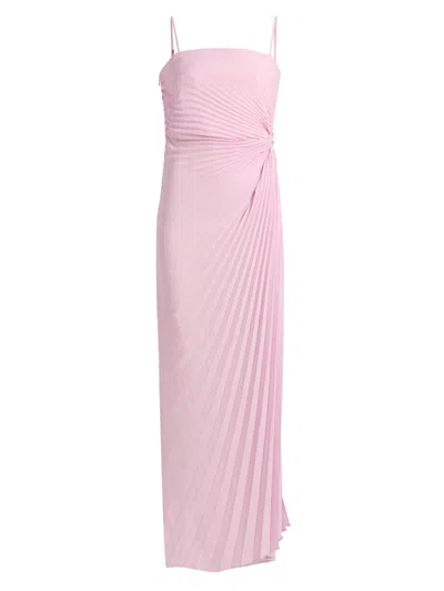 A.l.c Women's Layla Strapless Pleated Gown In Purple