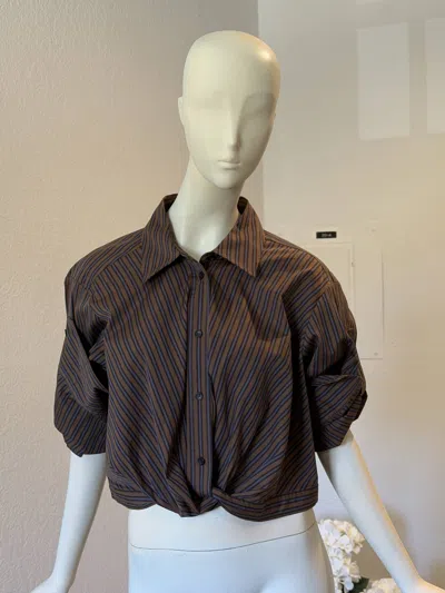 A.l.c Women's Leo Top In Brown Multi