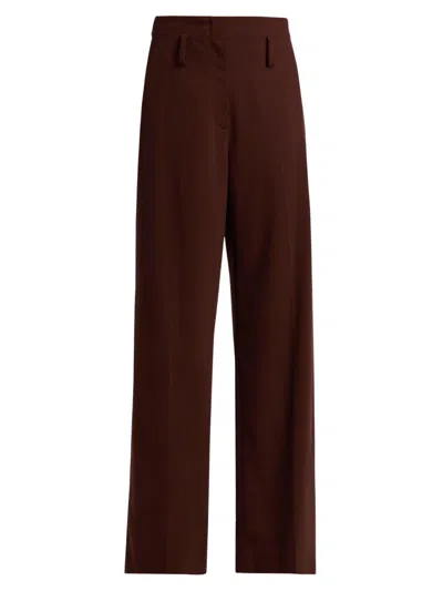 A.l.c Women's Liam Wide-leg Pants In Brown