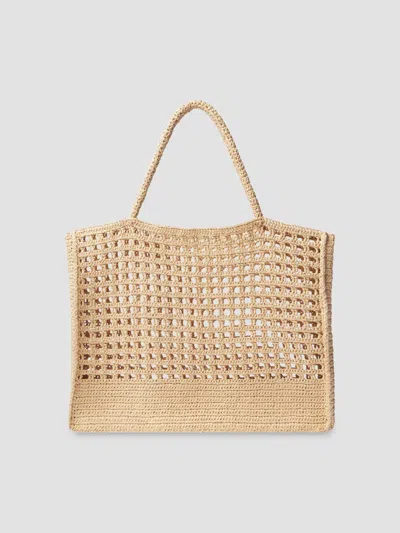A.l.c Women's Lucy Woven Paper Yarn Tote Bag In Desert Palm
