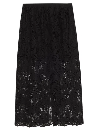 A.l.c Lydia Lace Midi Skirt In Black