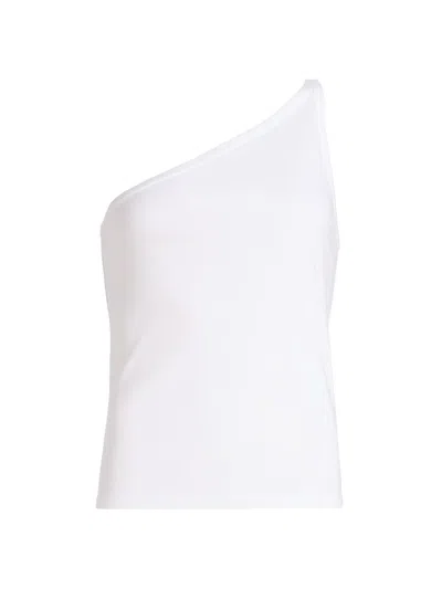 A.l.c Marlee One-shoulder Tank Top In White