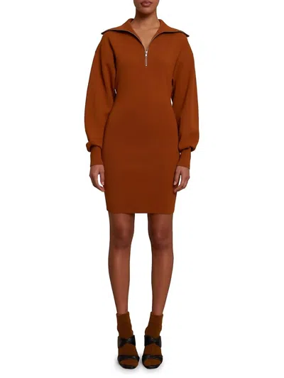 A.l.c Women's Otto Knit Dress In Brown