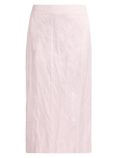 A.l.c Women's Phoebe Satin Pencil Skirt In Pink