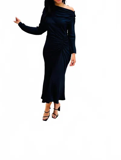 A.l.c Women's Piper Satin Dress In Dark Sapphire In Blue