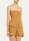 A.l.c A. L.c. Renee Strapless Top In Yellow