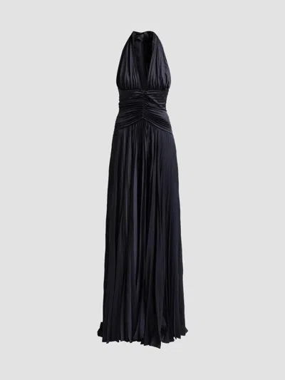 A.l.c Sabine Halter Gown In Blue