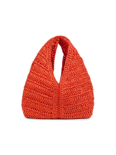 A.l.c Women's Simone Woven Top Handle Bag In Red