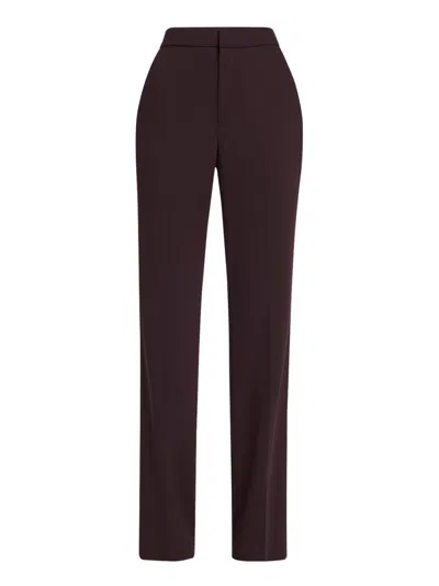 A.l.c Women's Sophie Wool Gabardine Flare Pants In Plum