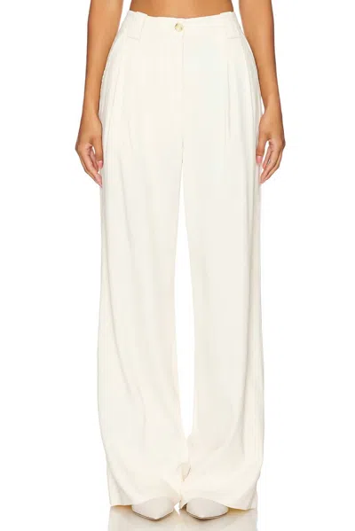A.L.C WOMEN'S TOMMY II SOFT SUITING PANT IN BUTTERCREAM