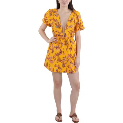 A.l.c Womens Belted Cotton Shirtdress In Multi