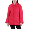 A.l.c Womens Collar Polyester Windbreaker Jacket In Pink