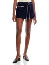 A.l.c Womens Double Zipper Mini Mini Skirt In Blue