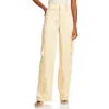 A.l.c Bryan Satin Cargo Pants In Beige