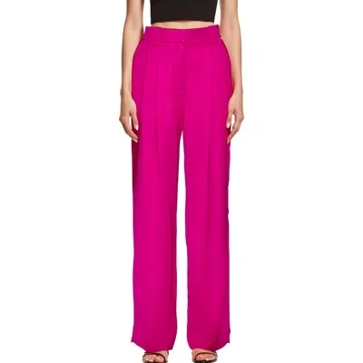 A.l.c Womens Pleated Manmade Suit Pants In Pink
