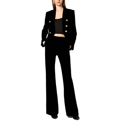 A.l.c Womens Pocket Velvet Bootcut Pants In Gold