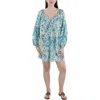 A.l.c Womens Printed Cotton Peasant Top In Multi