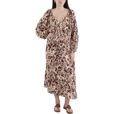 A.l.c Womens Printed Cotton Shift Dress In Multi