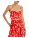 A.l.c Womens Ruched Side Zipper Cropped In Multi