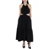 A.l.c Womens Stretch Cotton Halter Dress In Black