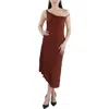 A.l.c Womens Zipper Polyester Slip Dress In Brown