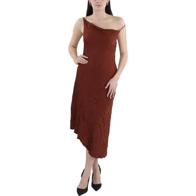 A.l.c Womens Zipper Polyester Slip Dress In Brown